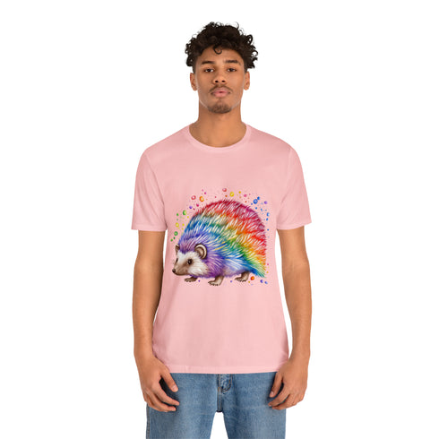 Rainbow Hedgehog - Short Sleeve Tee